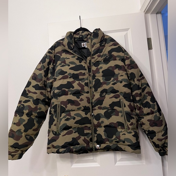 Bape 1st Camo Bape Puffer Jacket Camo Bape 1st Camo Down Jacket